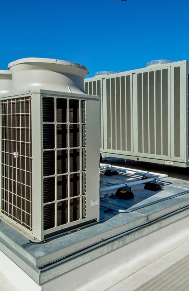 Rooftop VRF HVAC outdoor units