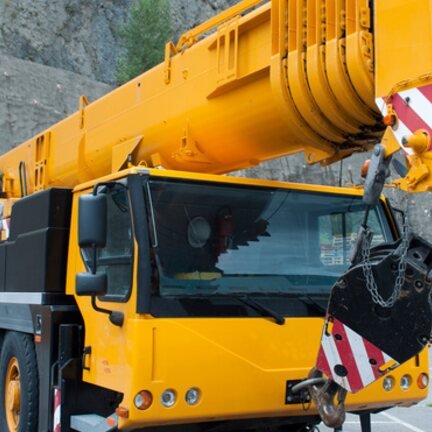 Mobile crane available for rent from Khushab International
